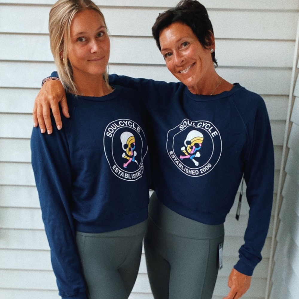 Soul Cycle Cropped Sweatshirt NWT